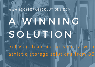 Set Your Team Up to Win with BSC’s Athletic Storage Solutions